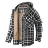 Ruben - Tijdloos stoer geruit overhemd vest blouse met capuchon heren