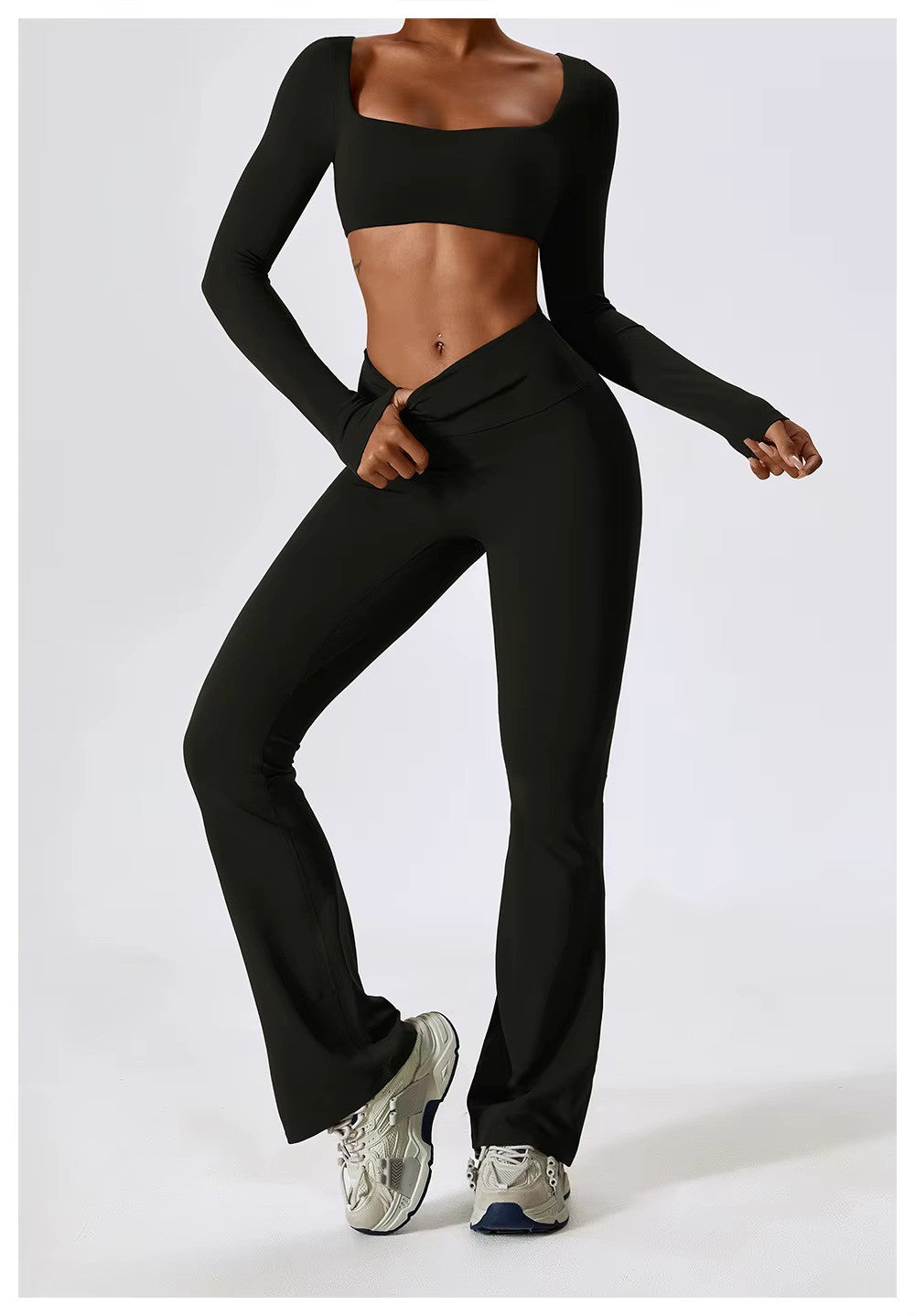 FlexFlow Dames Sport Kleding Set – Stijlvol en Functioneel