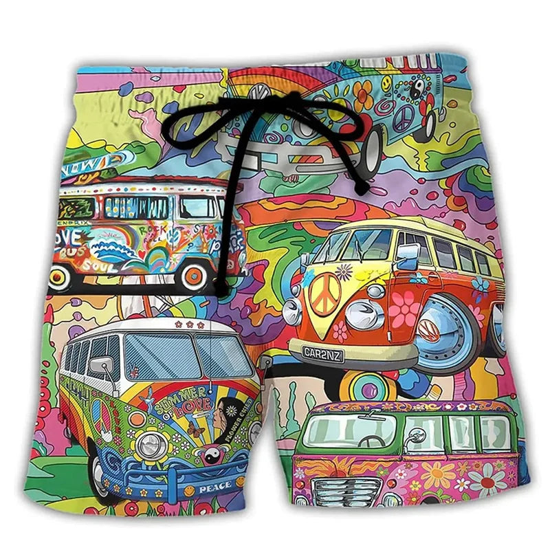 Heren Zwembroek met Graffiti-Design