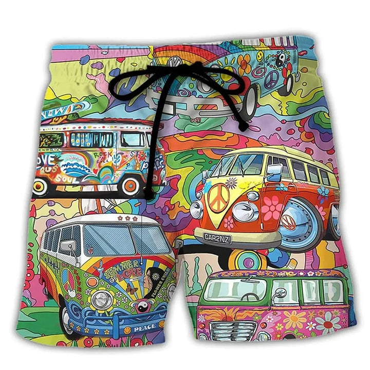Heren Zwembroek met Graffiti-Design