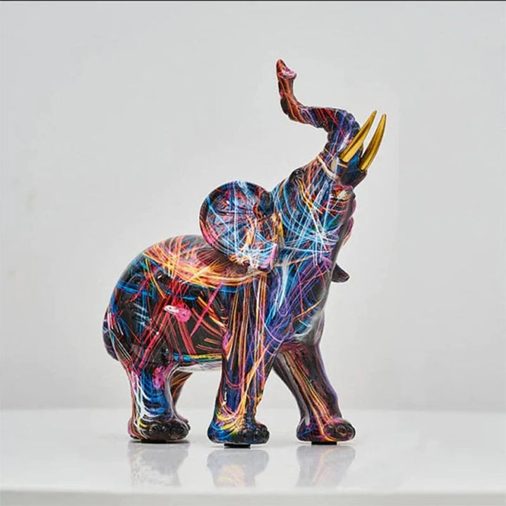 Elepantik - Abstract Beeldje Olifant