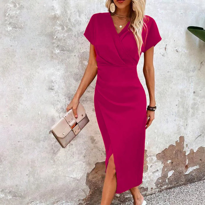 Casual Mini-jurk met V-hals voor Dames