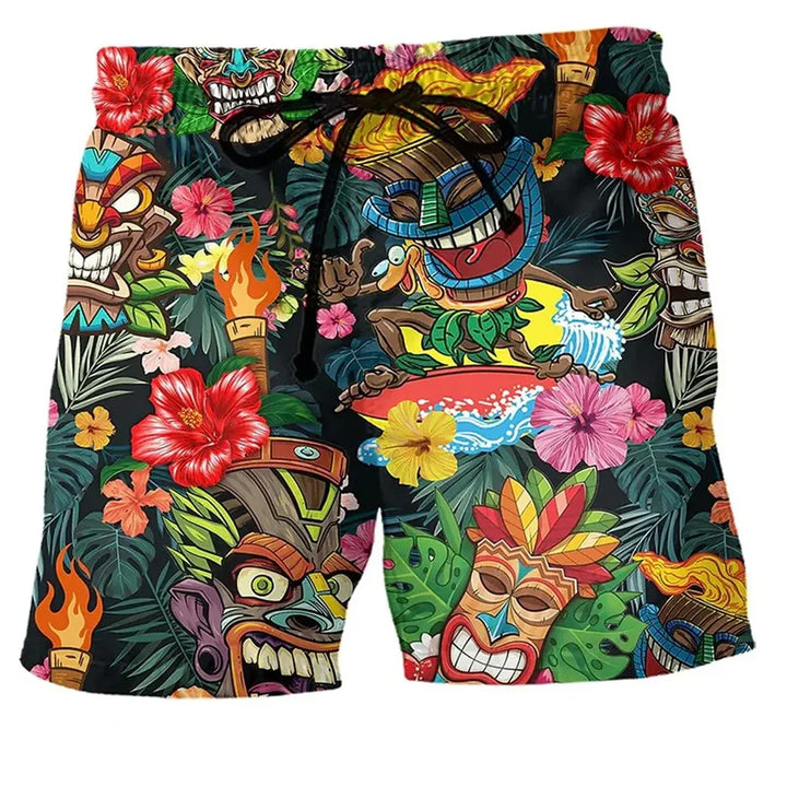 Heren Zwembroek met Graffiti-Design