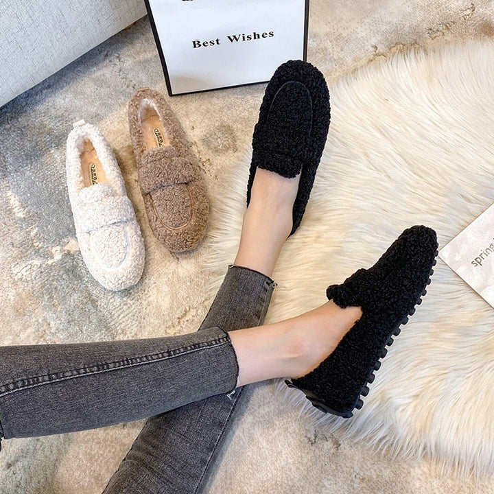 Sazhna - Pluche pantoffels sloffen dames