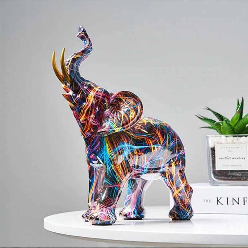 Elepantik - Abstract Beeldje Olifant