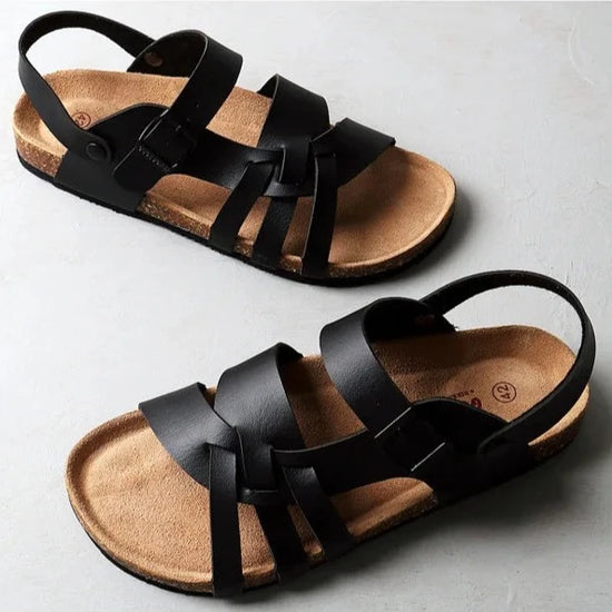 Leren sandalen voor dames - Victor