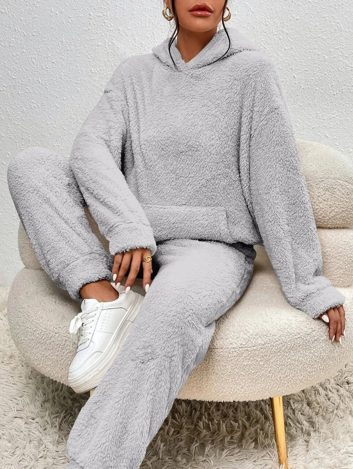 Ultra-Comfortabel Teddy Huispak met Capuchon - Lara