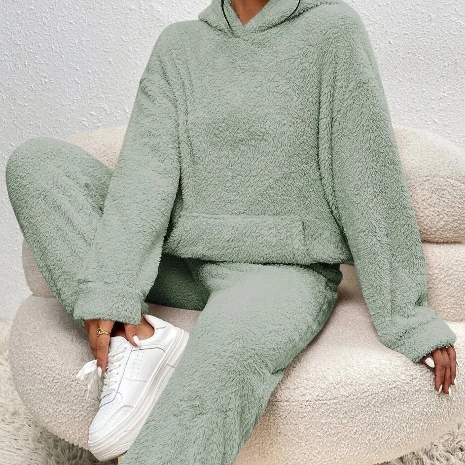 Ultra-Comfortabel Teddy Huispak met Capuchon - Lara