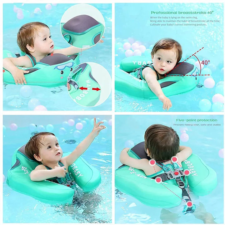 Splash – Zwemband zwemring voor baby en peuter met schaduwscherm