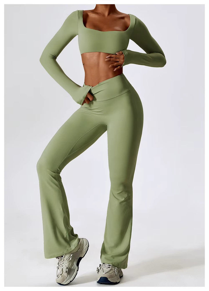 FlexFlow Dames Sport Kleding Set – Stijlvol en Functioneel