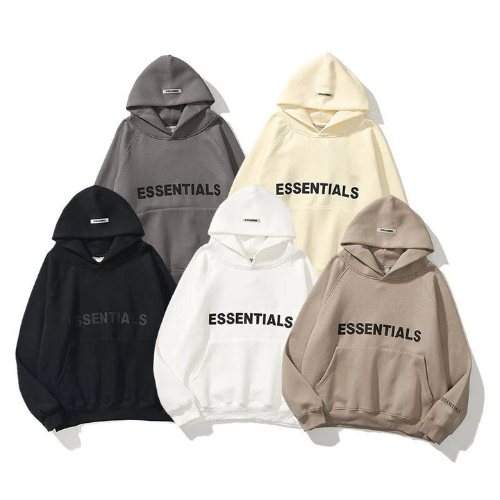 Frostflex – Warme Fleece Hoodie met Letterprint