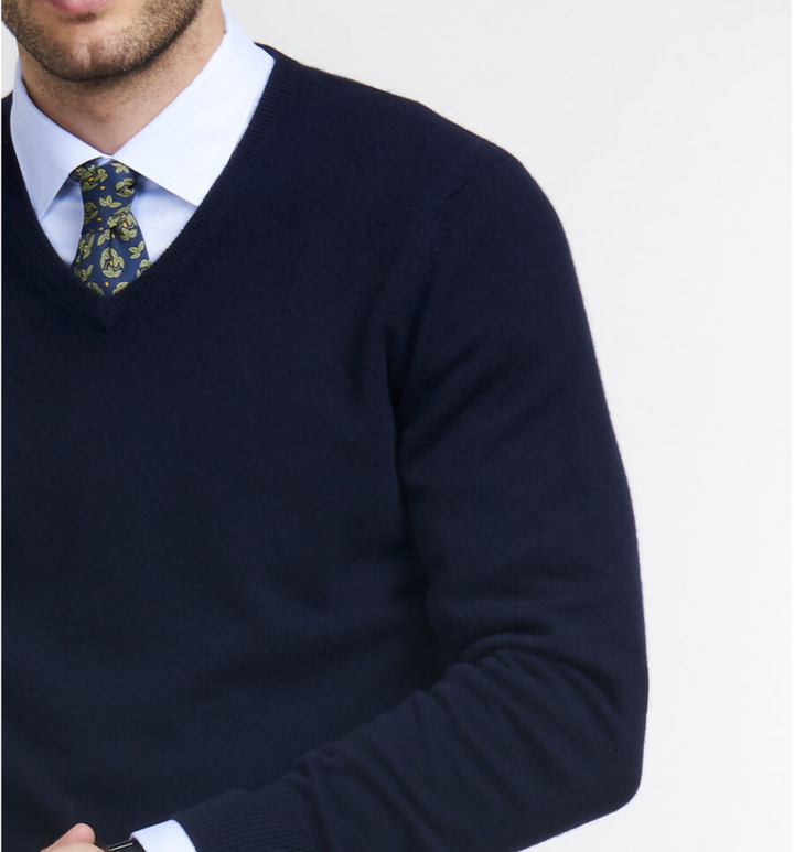 Casual heren sweater van kasjmier - Benjo