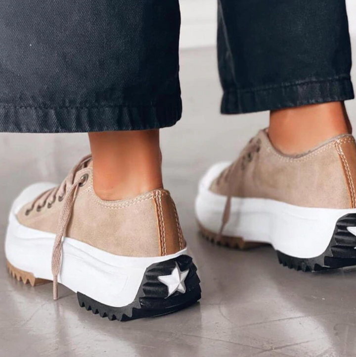 Sneakers met dikke zool voor dames - Brenda