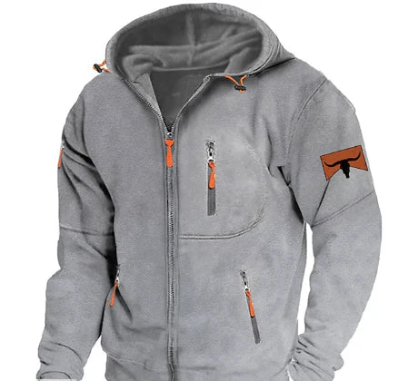 Alessandro  – Warme Hoodie met Rits voor Heren