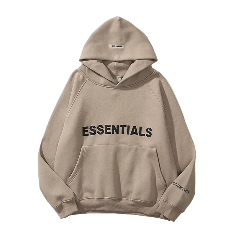 Frostflex – Warme Fleece Hoodie met Letterprint