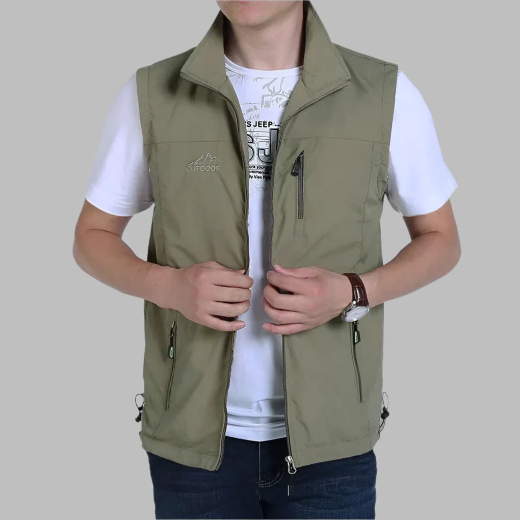 Casual outdoor bodywarmer voor heren