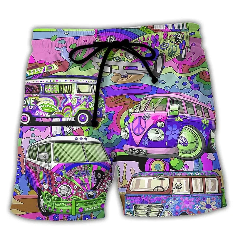 Heren Zwembroek met Graffiti-Design