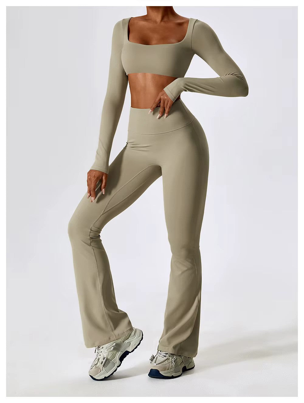 FlexFlow Dames Sport Kleding Set – Stijlvol en Functioneel
