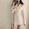 Elegante Blazer met Riem voor Dames