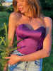 Strapless Korset Crop Top Dames