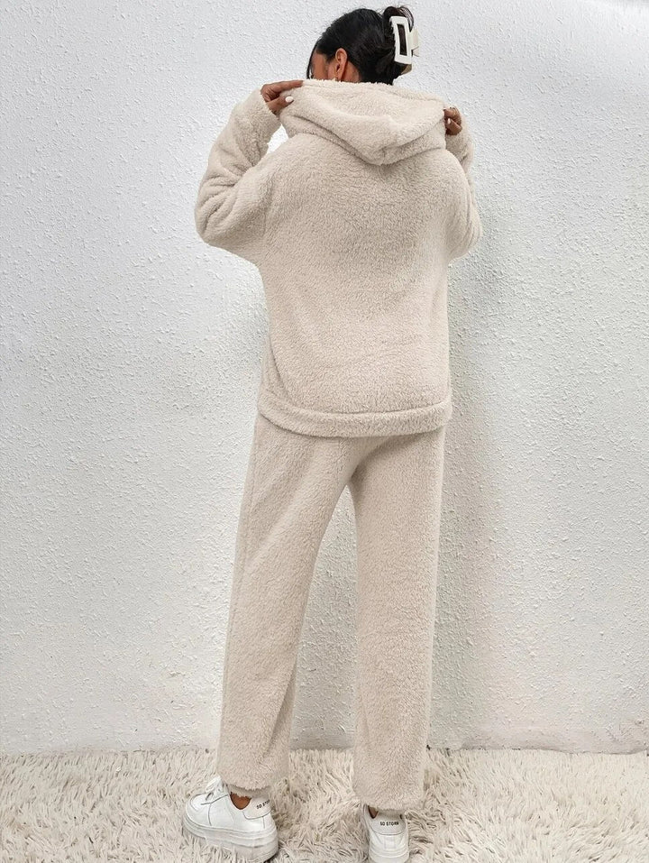 Ultra-Comfortabel Teddy Huispak met Capuchon - Lara