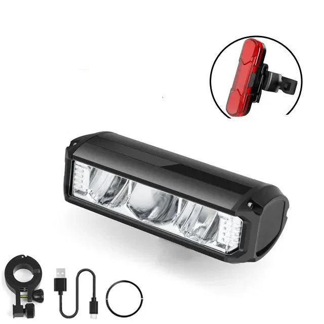 LazyX – Krachtige 1400 Lumen LED fietslamp fietsverlichting koplamp
