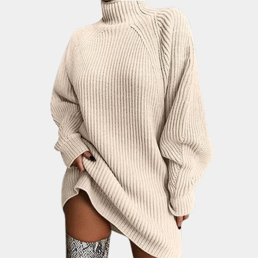 Gebreide Oversized Trui met Comfortabele Pasvorm en Stijlvolle Look