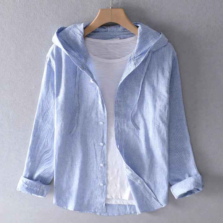 Ademende linnen blouse voor dames