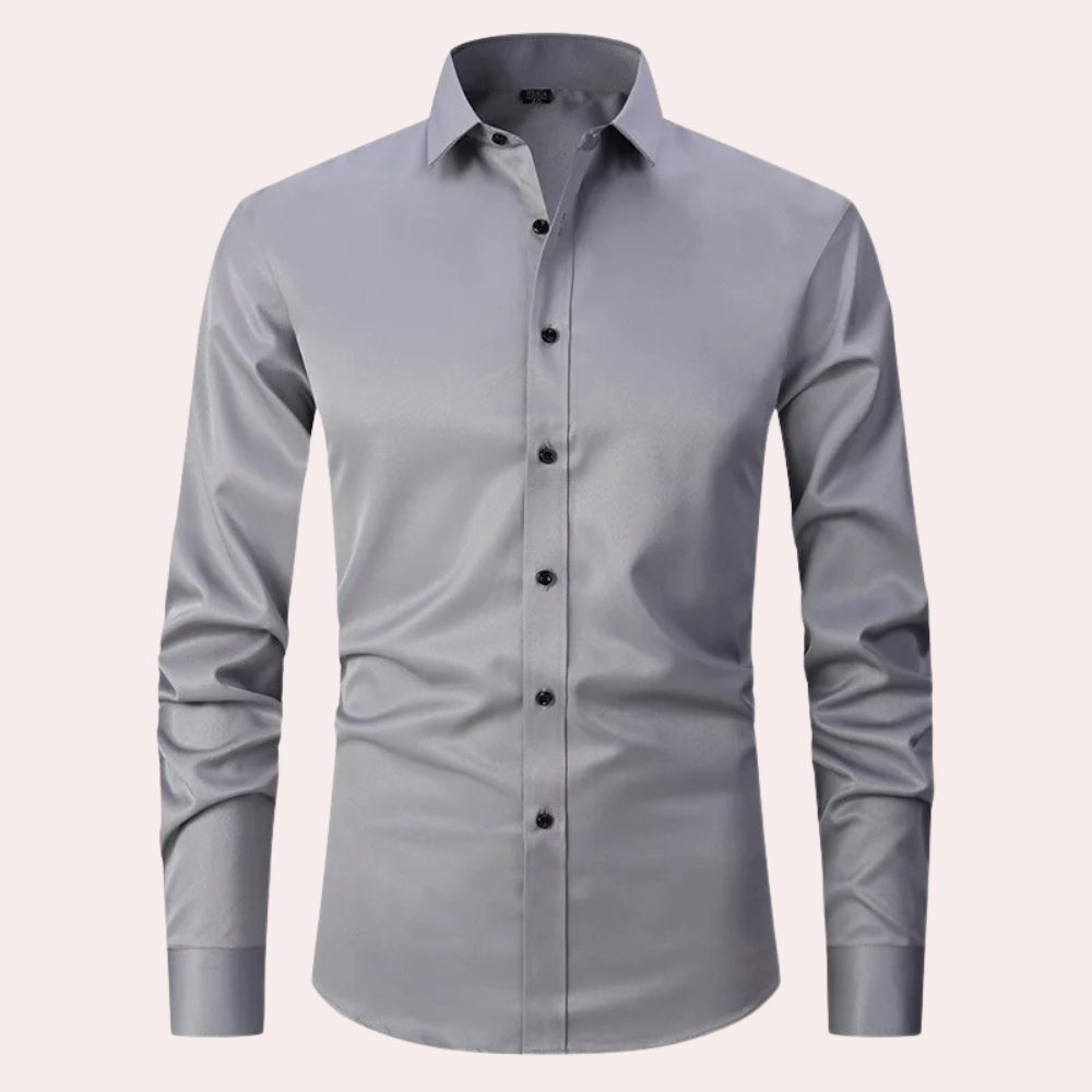 Rendy - Stretch business overhemd met lange mouwen voor mannen