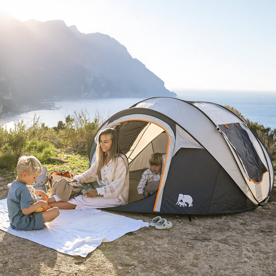 4 persoons Tent - razendsnel opgezet