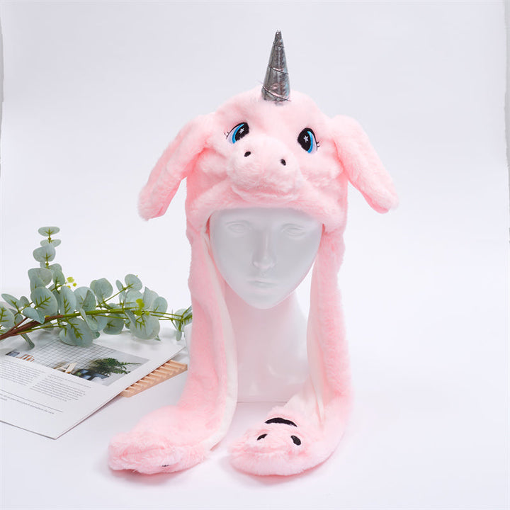 Bounce Bunny - Schattige Muts met Bewegende Oortjes