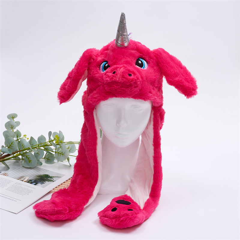 Bounce Bunny - Schattige Muts met Bewegende Oortjes