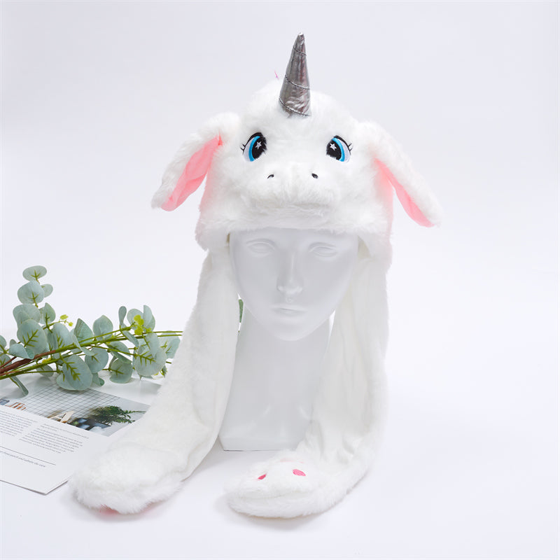 Bounce Bunny - Schattige Muts met Bewegende Oortjes