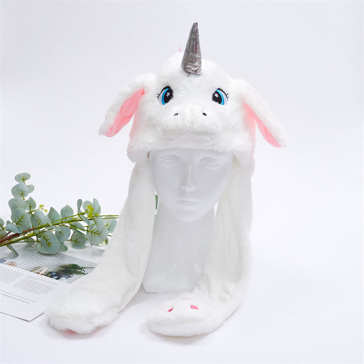Bounce Bunny - Schattige Muts met Bewegende Oortjes
