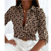Blouse met kleurverloopprint voor dames