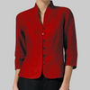 Blouse met opstaande kraag voor dames