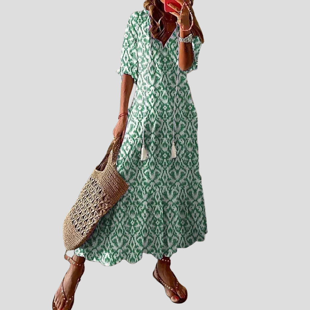 Bohemian maxi-jurk voor dames