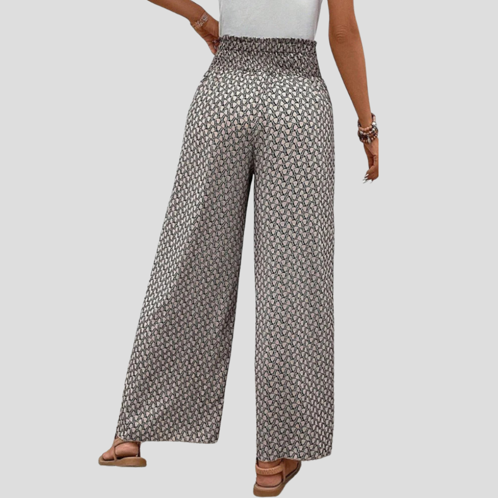 Moderne broek met geometrische print