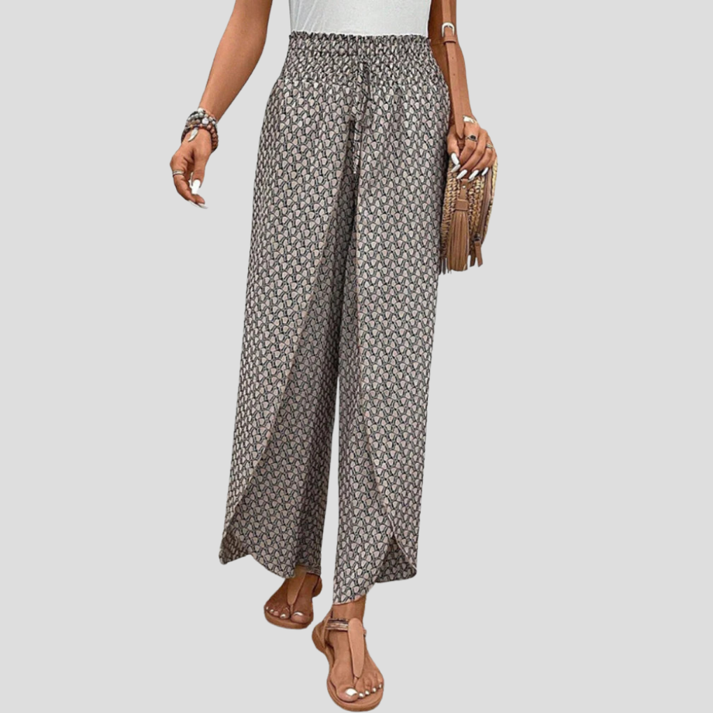 Moderne broek met geometrische print