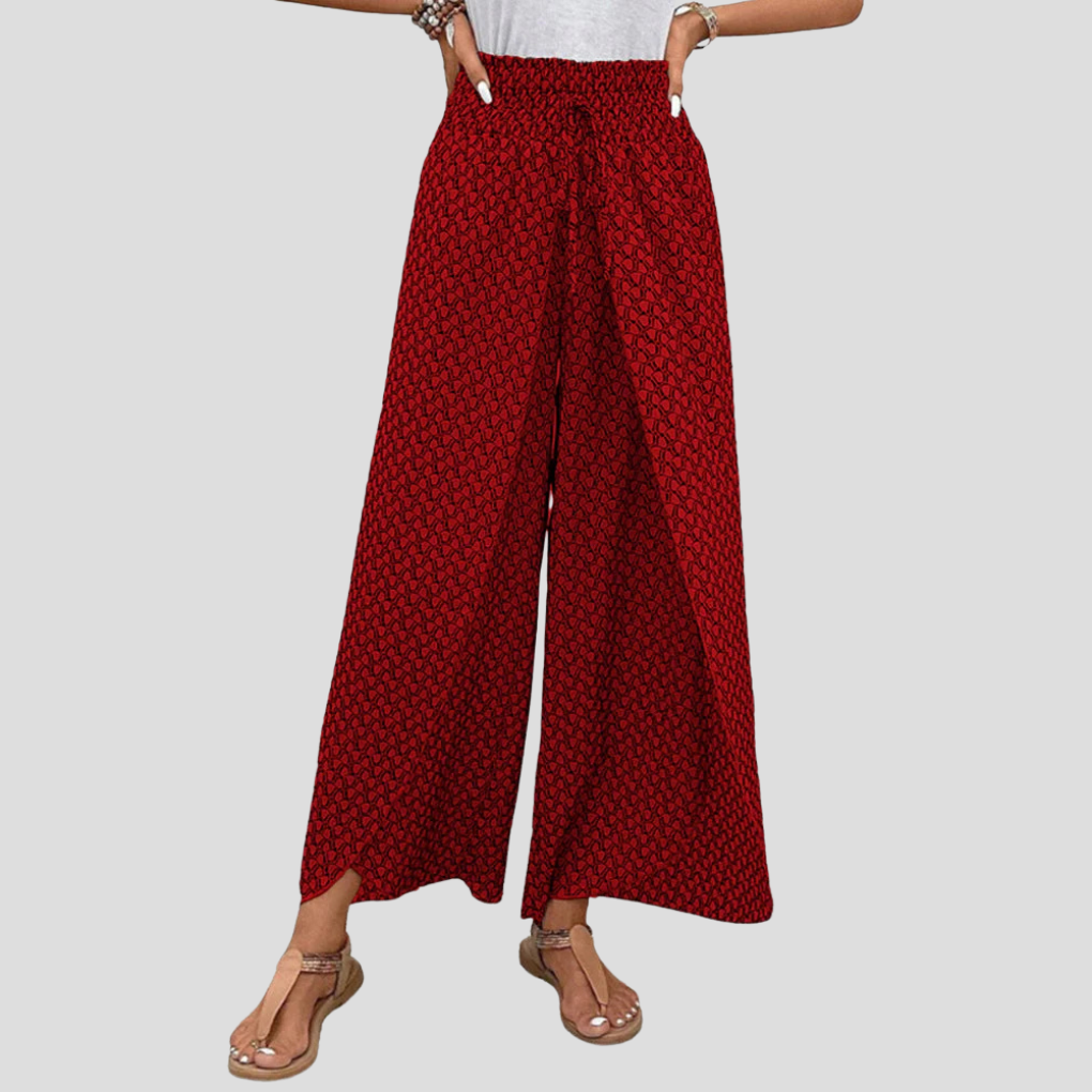 Moderne broek met geometrische print