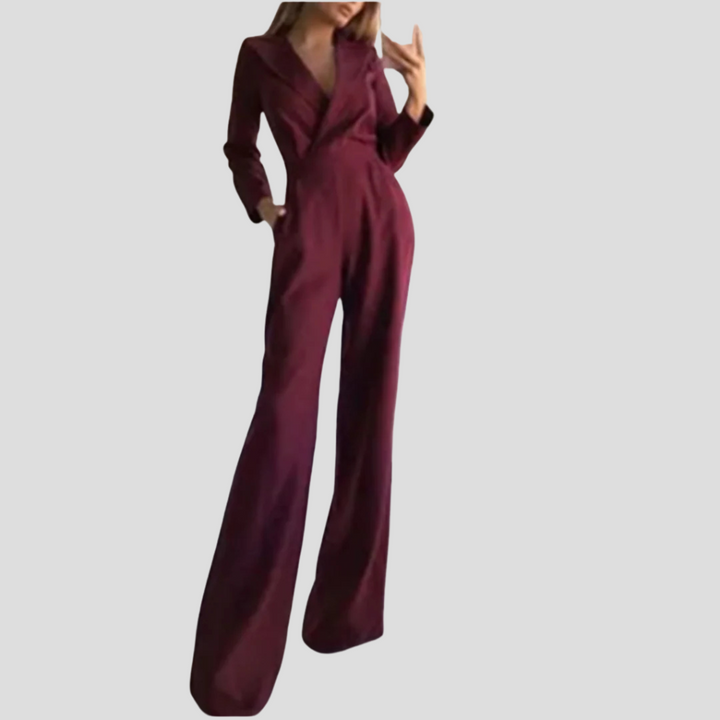 Damesjumpsuit met brede bandjes
