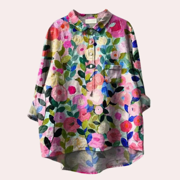 Dames Blouse met Bloemenprint