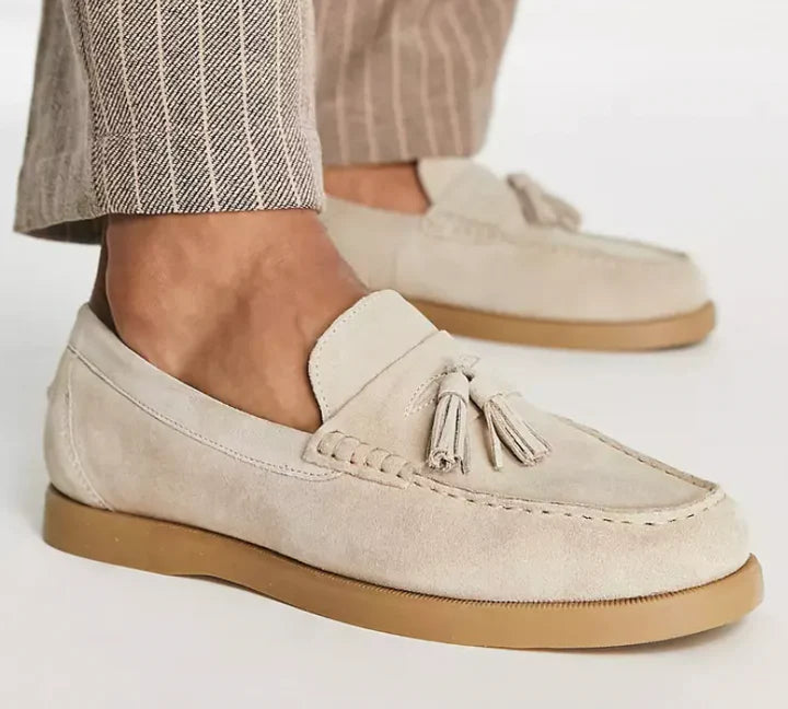 Pietrz – Klassieke Suède Herenschoenen - Loafers mannen