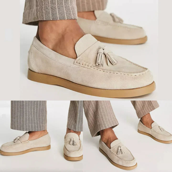 Pietrz – Klassieke Suède Herenschoenen - Loafers mannen
