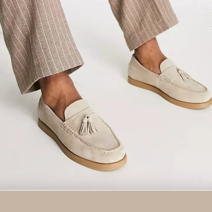 Pietrz – Klassieke Suède Herenschoenen - Loafers mannen