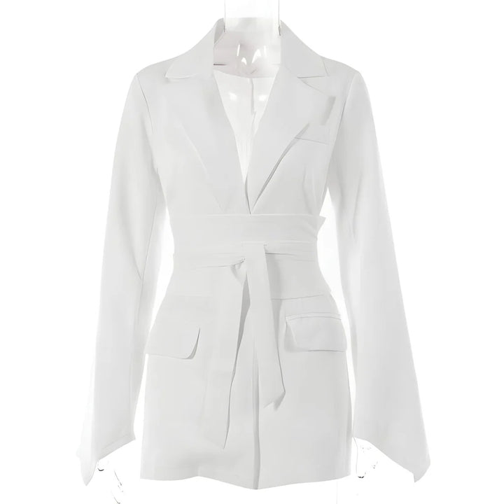Elegante Blazer met Riem voor Dames
