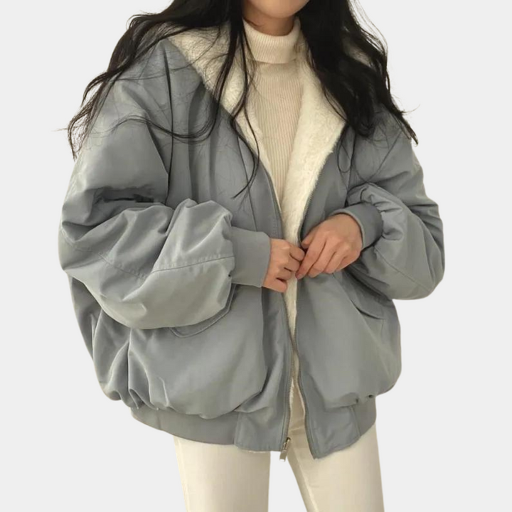 Celia - Oversized dames winterjas met fleecevoering