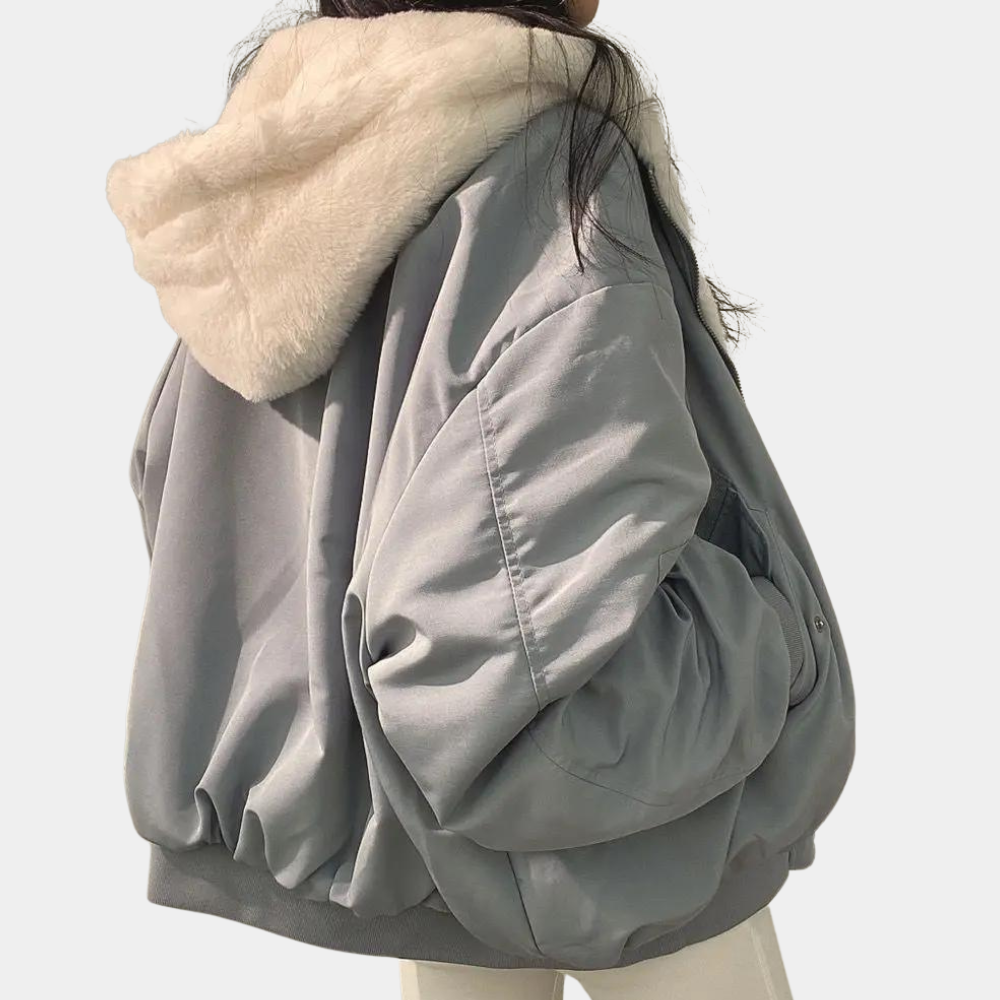 Celia - Oversized dames winterjas met fleecevoering