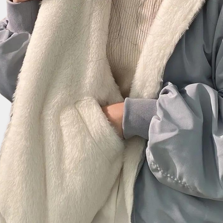 Celia - Oversized dames winterjas met fleecevoering