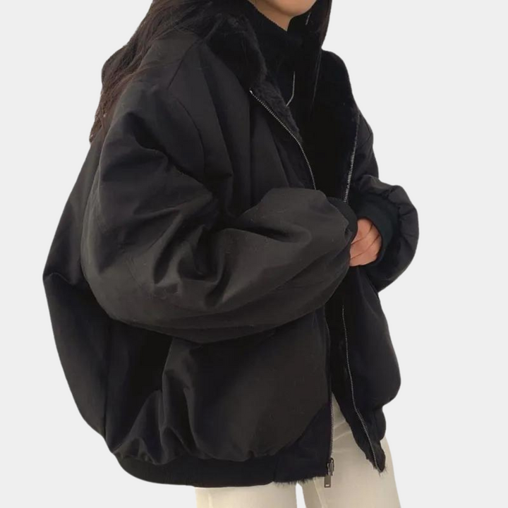 Celia - Oversized dames winterjas met fleecevoering
